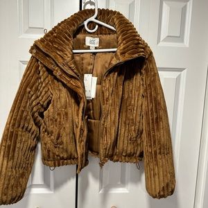 NWT Mocha brown corduroy jacket.